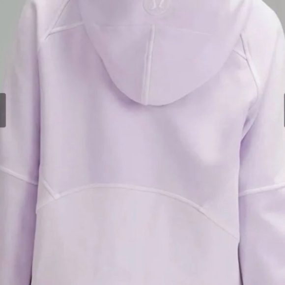 Lululemon Scuba Half Zip Hoodie Cropped Lilac Ether - Picture 7 of 9